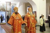 Божественная Литургия в Христорождественском соборе города Алма-Аты