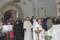 Молебен  в день памяти священномученника Мефодия епископа Петропавловского, небесного покровителя общества «Трезвение» в Казахстане.